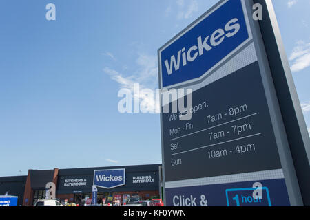 Signalisation Wickes Banque D'Images