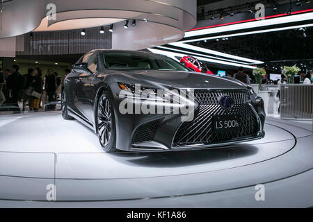 Lexus présente ses nouveaux concept cars au 45e salon de l’automobile de Tokyo. Crédit : Yuichiro Tashiro /Alamy Live News Banque D'Images