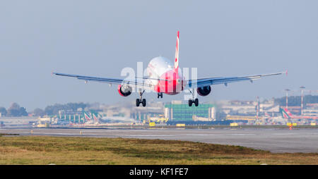 La deuxième plus grande compagnie aérienne, Air Berlin, l'insolvabilité est entré en octobre 2017, mettant en péril des milliers d'emplois. Banque D'Images