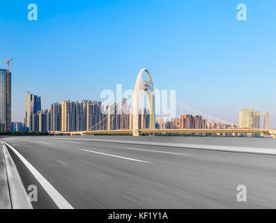 Voirie urbaine sans voiture Banque D'Images