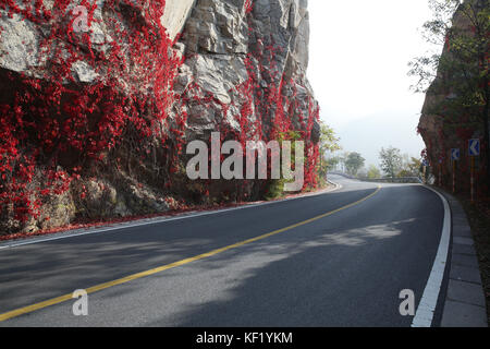 Les routes dans la banlieue de Beijing Banque D'Images