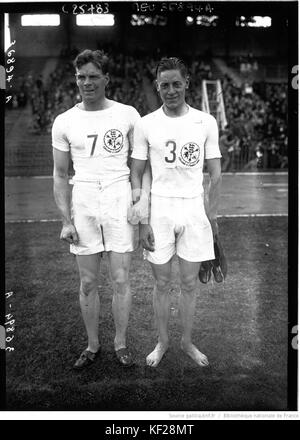 Guy Butler et Cyril Gill 1926 Banque D'Images