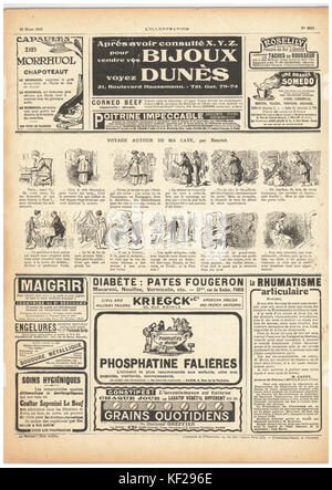 Ce document historique, daté du 16 mars 1918, comporte un scan de la couverture arrière à l'intérieur. Il reflète probablement un morceau d'histoire, peut-être lié à des communications, des publications ou des nouvelles en temps de guerre. Banque D'Images