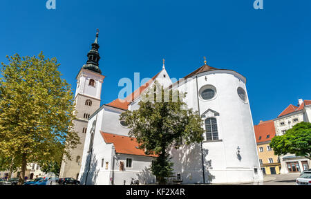 Dom der wachau ou St Veit. église paroissiale à Krems an der Donau, Autriche Banque D'Images