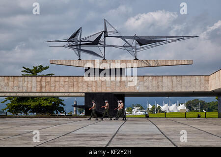 Monument aux morts de la segunda Guerra Mundial, Monument de la Seconde Guerre mondiale, Rio de Janeiro, Brésil, Amérique du Sud Banque D'Images