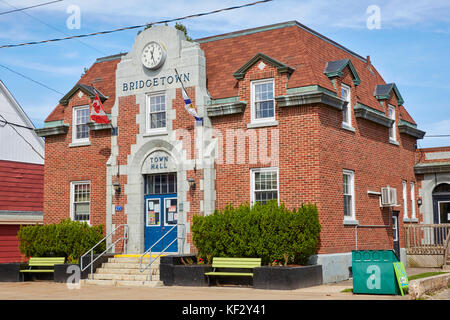 Mairie, Bridgetown, Nova Scotia, Canada Banque D'Images