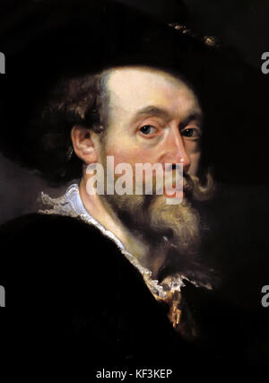 Self Portrait Sir Peter Paul Rubens (1577-1640) Peintre dans la tradition baroque flamand .Anvers, Antwerpen, Belgique,