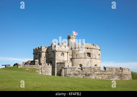 Le Château de Pendennis, Cornwall, UK Banque D'Images