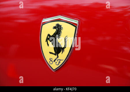 Montréal, Canada, 20 juillet, 2011.gros plan d'un emblème Ferrari Scuderia. Crédit : Mario Beauregard/Alamy Live News Banque D'Images