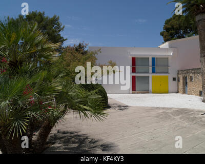 La colorée Sert conçu Studio au Joan et Pilar Miro Foundation siège, Palma de Majorque, Îles Baléares, Espagne Banque D'Images