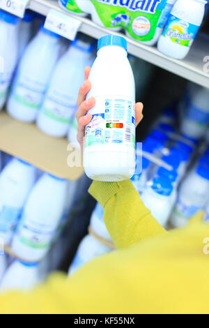 Logo nutritionnel français nutri score Banque D'Images