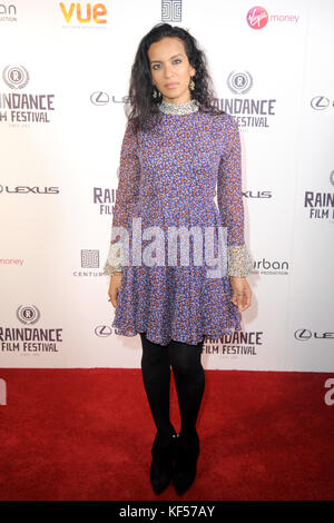 25e Raindance Film Festival, au cinéma vue à Leicester Square, Londres. Comprend : anoushka shanker où : London, Royaume-Uni Quand : 24 sep 2017 source : wenn.com Banque D'Images