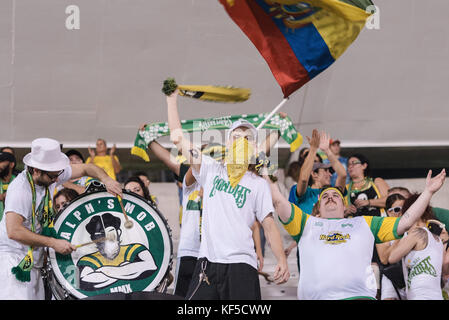 Les bagarreurs de Tampa Bay. Stade Al Lang. St Petersburg FL. Banque D'Images