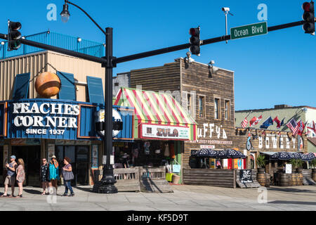 Restaurants dans la région de Myrtle Beach, Caroline du Sud, USA Banque D'Images