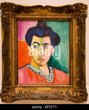 'Portrait de madame Matisse, la ligne verte" d'Henri Matisse Banque D'Images