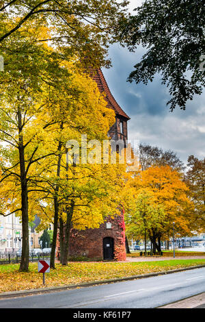 Tour de guet médiévale dohrener turm à Hanovre, Allemagne Banque D'Images