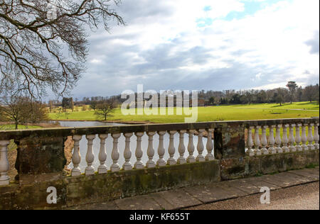 Kedleston Hall, Kedleston, Derbyshire, Angleterre, RU Banque D'Images