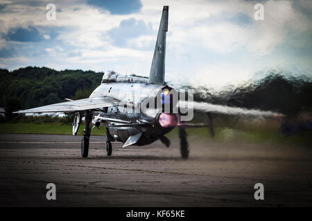 English Electric Lightning F6 exploité par le Lightning Preservation Group, Bruntingthorpe, Royaume-Uni Banque D'Images