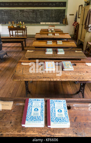 Waterford, Virginia, fondée 1733. Deuxième Street School, un 19e. Siècle une école. Pour un usage éditorial uniquement. Banque D'Images