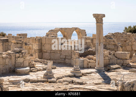 Kourion, ville ancienne, Agora, Limassol, Chypre Banque D'Images