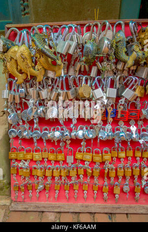 Bhaktapur, Népal - novembre 04, 2017 : belle artisanat à shop à durbar square dans la vallée de Katmandou, bhaktapur Banque D'Images