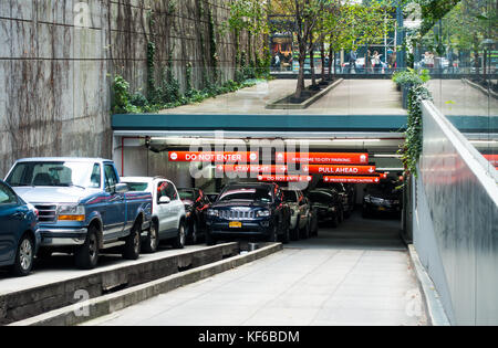 Parking souterrain Banque D'Images