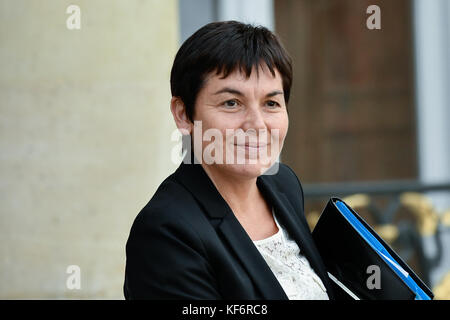 Paris, France. 25 octobre, 2017. annick girardin, - 25/10/2017 - France/Ile-de-France (région)/Paris - annick girardin, la libération des français Conseil des ministres du 25 octobre 2017 Crédit : le pictorium/Alamy live news Banque D'Images