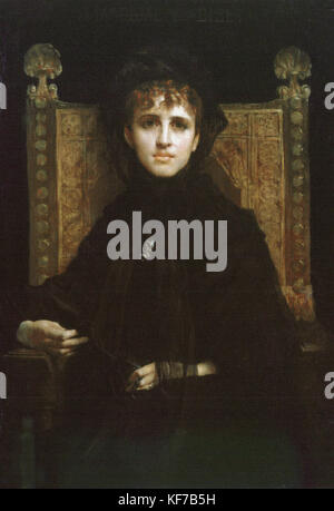 Jules-Elie Delaunay Portrait de madame Georges Bizet 1878 Paris, musée d'Orsay Banque D'Images