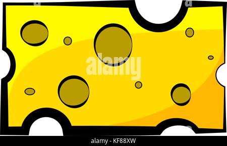 Brosse pour tableau noir de l'école design vector cartoon isolé sur fond blanc Illustration de Vecteur