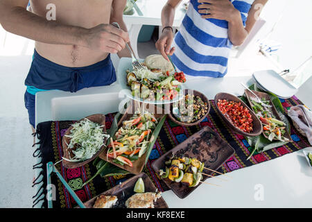 Belize, Punta Gorda, Toledo, vous pourrez faire de la plongée avec le chef, ils'llFaites une visite journée croisière dans le golfe du Honduras, où ils seront en mesure de Banque D'Images