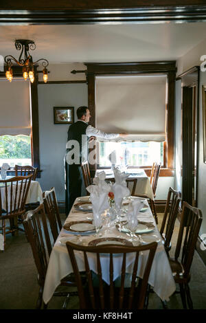 Usa, Ohio, Willamette Valley, intérieur de la joel Palmer House Restaurant à Dayton Banque D'Images