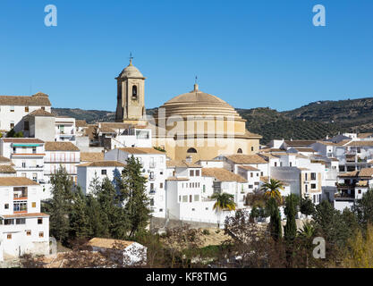 Montefrio, province de Grenade, Andalousie, sud de l'Espagne. L'Iglesia de la Encarnación du XVIIIe siècle. Église de l'Incarnation. Banque D'Images