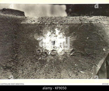 Capturé IJA Type 41 06 test d'arme à feu de montagne Banque D'Images