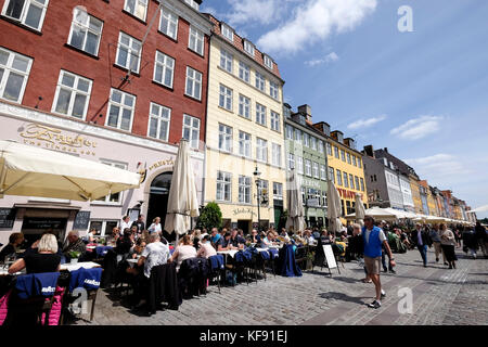 Danemark, copenhague, canal de Nyhavn Banque D'Images