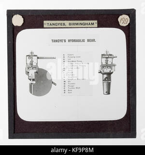 Tangyes lanterne Ltd, Hydraulique des ours, vers 1910 Banque D'Images