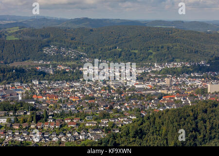 Vieille ville d'Arnsberg avec tour de cloche, ancien hôtel de ville, vieux marché, Musée Märkisches, Arnsberg, pays aigre, Hochsauerlandkreis, Rhénanie-du-Nord-Westphalie, G Banque D'Images