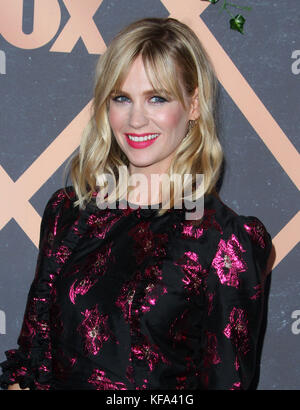 FOX Fall Premiere Party a eu lieu au Catch LA à West Hollywood, Californie. Avec la participation des artistes : January Jones où : Los Angeles, California, United States quand : 26 Sep 2017 crédit : Adriana M. Barraza/WENN.com Banque D'Images