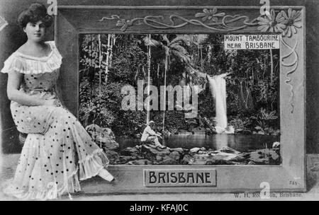 1121736 photo carte postale de Mount Tamborine, Queensland, ca. 1891 Banque D'Images