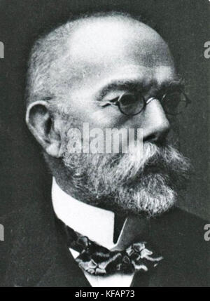 Robert Koch, Robert Heinrich Hermann koch, médecin et microbiologiste allemand d'avant-garde. Banque D'Images