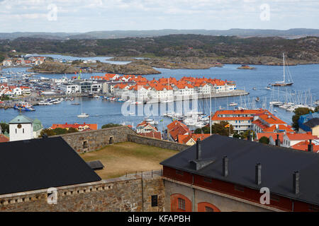 Vue sur la forteresse Carlsten de Marstrand Banque D'Images