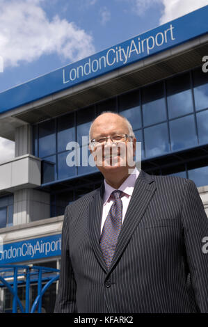 Richard Gooding, Directeur de l'aéroport de London City Banque D'Images