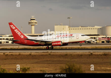 Air Berlin Boeing 737-700 le décollage de Palma International Banque D'Images