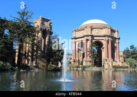 Palace of Fine Arts, San Francisco, Californie Banque D'Images