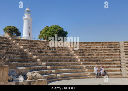 Parc archéologique de Paphos, Paphos, Chypre Banque D'Images