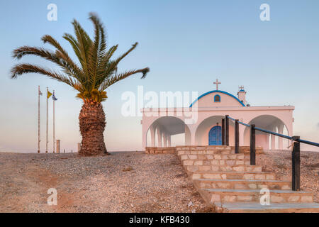 Chapelle de la grotte d'Ayia Thekla, Sotira, Agia Napa, Chypre Banque D'Images