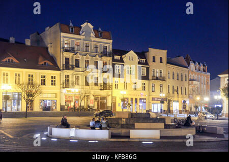 Place du vieux marché à Gniezno, Pologne. 17 Octobre 2017 © Wojciech Strozyk / Alamy Stock Photo Banque D'Images