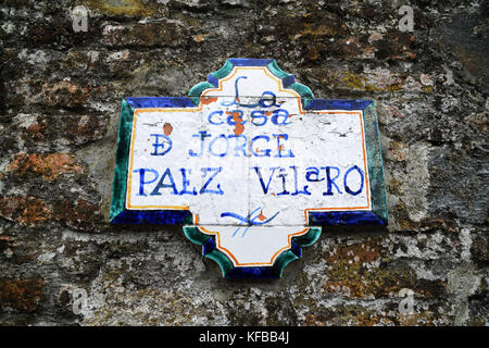 Colonia del Sacramento -Carreaux sxvii - american style colonial - colonie du sacrement - paez vilaro house Banque D'Images