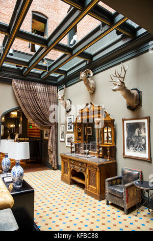 USA, Colorado, le tremble, l'intérieur de l'Hôtel Jerome, le centre-ville de Aspen Banque D'Images