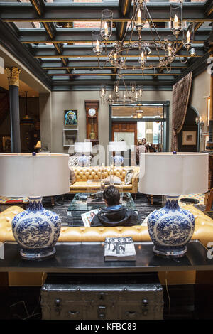 USA, Colorado, le tremble, l'intérieur de l'Hôtel Jerome, le centre-ville de Aspen Banque D'Images