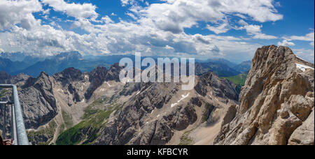 La dolomite peaks de point le plus élevé, marmolada Banque D'Images